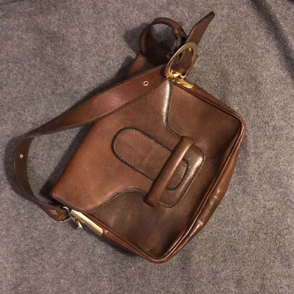 Italian leather pocket